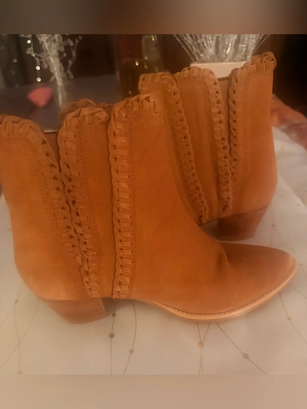 Coconuts By Matisse Suede Leather Slip On Ankle Boots Women’s Size 8.5 M